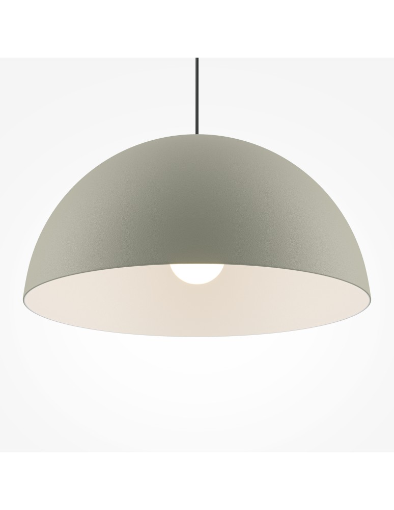 Maytoni Basic colors Lampa Wisząca Półkula 1xE27 40W Szary MOD168PL-01BG Maytoni Basic colors Lampa Wisząca Półkula 1xE27 40W Szary MOD168PL-01BG