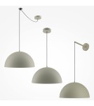 Maytoni Basic colors Lampa Wisząca Półkula 1xE27 40W Szary MOD168PL-01BG Maytoni Basic colors Lampa Wisząca Półkula 1xE27 40W Szary MOD168PL-01BG