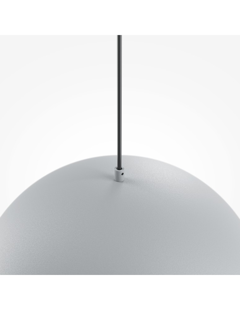 Lampy wiszące - Maytoni Basic colors Lampa Wisząca Półkula 1xE27 40W Szary MOD168PL-01GR - product kolory-swiatla.pl 3