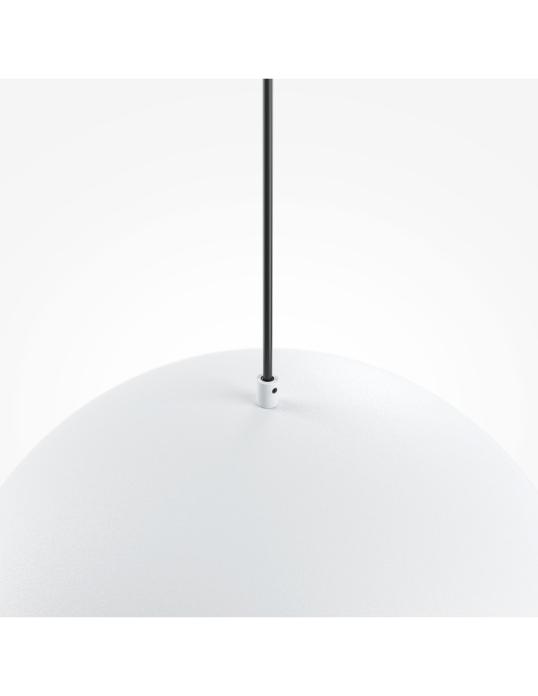 Maytoni Basic colors Lampa Wisząca Półkula 1xE27 40W Biały MOD168PL-01W Maytoni Basic colors Lampa Wisząca Półkula 1xE27 40W Biały MOD168PL-01W