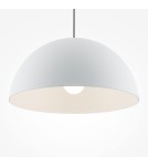 Maytoni Basic colors Lampa Wisząca Półkula 1xE27 40W Biały MOD168PL-01W Maytoni Basic colors Lampa Wisząca Półkula 1xE27 40W Biały MOD168PL-01W