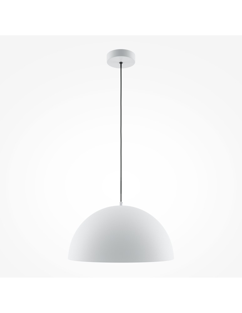 Maytoni Basic colors Lampa Wisząca Półkula 1xE27 40W Biały MOD168PL-01W Maytoni Basic colors Lampa Wisząca Półkula 1xE27 40W Biały MOD168PL-01W