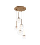 Lampy wiszące - Maytoni Basic form Lampa Wisząca Szklana 5xG9 20W Złoty MOD521PL-05G - product 1