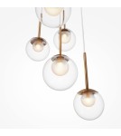 Lampy wiszące - Maytoni Basic form Lampa Wisząca Szklana 5xG9 20W Złoty MOD521PL-05G - product 2