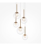 Lampy wiszące - Maytoni Basic form Lampa Wisząca Szklana 5xG9 20W Złoty MOD521PL-05G - product 3