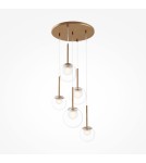 Lampy wiszące - Maytoni Basic form Lampa Wisząca Szklana 5xG9 20W Złoty MOD521PL-05G - product 4