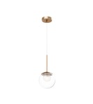 Lampy wiszące - Maytoni Basic form Lampa Wisząca Szklana 1xG9 20W Złoty MOD521PL-01G1 - product 1