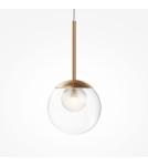 Lampy wiszące - Maytoni Basic form Lampa Wisząca Szklana 1xG9 20W Złoty MOD521PL-01G1 - product 4