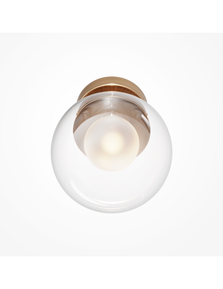 Maytoni Basic form Kinkiet/Ścienna 1xG9 20W Złoty MOD521WL-01G1