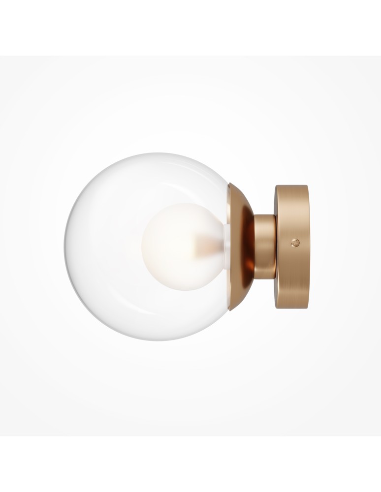 Maytoni Basic form Kinkiet/Ścienna 1xG9 20W Złoty MOD521WL-01G1