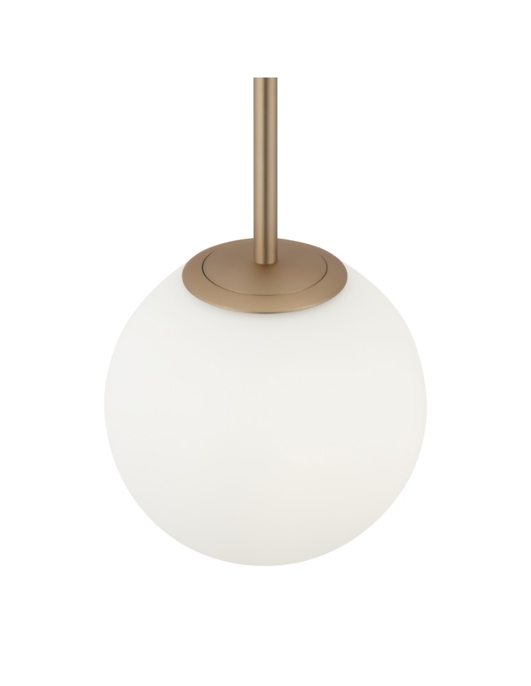Maytoni Basic form Lampa Wisząca Szklana Kula 1xE14 40W Złoty MOD321PL-01G2