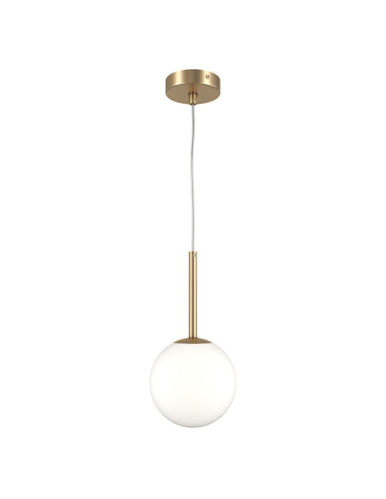 Maytoni Basic form Lampa Wisząca Szklana Kula 1xE14 40W Złoty MOD321PL-01G1 Maytoni Basic form Lampa Wisząca Szklana Kula 1xE14 40W Złoty MOD321PL-01G1