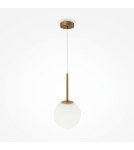Lampy wiszące - Maytoni Basic form Lampa Wisząca Szklana Kula 1xE14 40W Złoty MOD321PL-01G3 - product 1