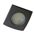 Lampy podtynkowe hermetyczne - Azzardo EZIO 1 BLACK 1xGU10 Wpuszczana Czarny IP54 AZ0812 - product 1