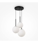 Maytoni Basic form Lampa Wisząca Szklane Kule 3xE14 40W Czarny MOD321PL-03B Maytoni Basic form Lampa Wisząca Szklane Kule 3xE14 40W Czarny MOD321PL-03B