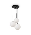 Maytoni Basic form Lampa Wisząca Szklane Kule 3xE14 40W Czarny MOD321PL-03B Maytoni Basic form Lampa Wisząca Szklane Kule 3xE14 40W Czarny MOD321PL-03B