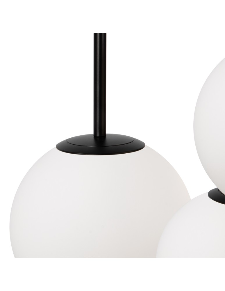 Maytoni Basic form Lampa Wisząca Szklane Kule 3xE14 40W Czarny MOD321PL-03B Maytoni Basic form Lampa Wisząca Szklane Kule 3xE14 40W Czarny MOD321PL-03B