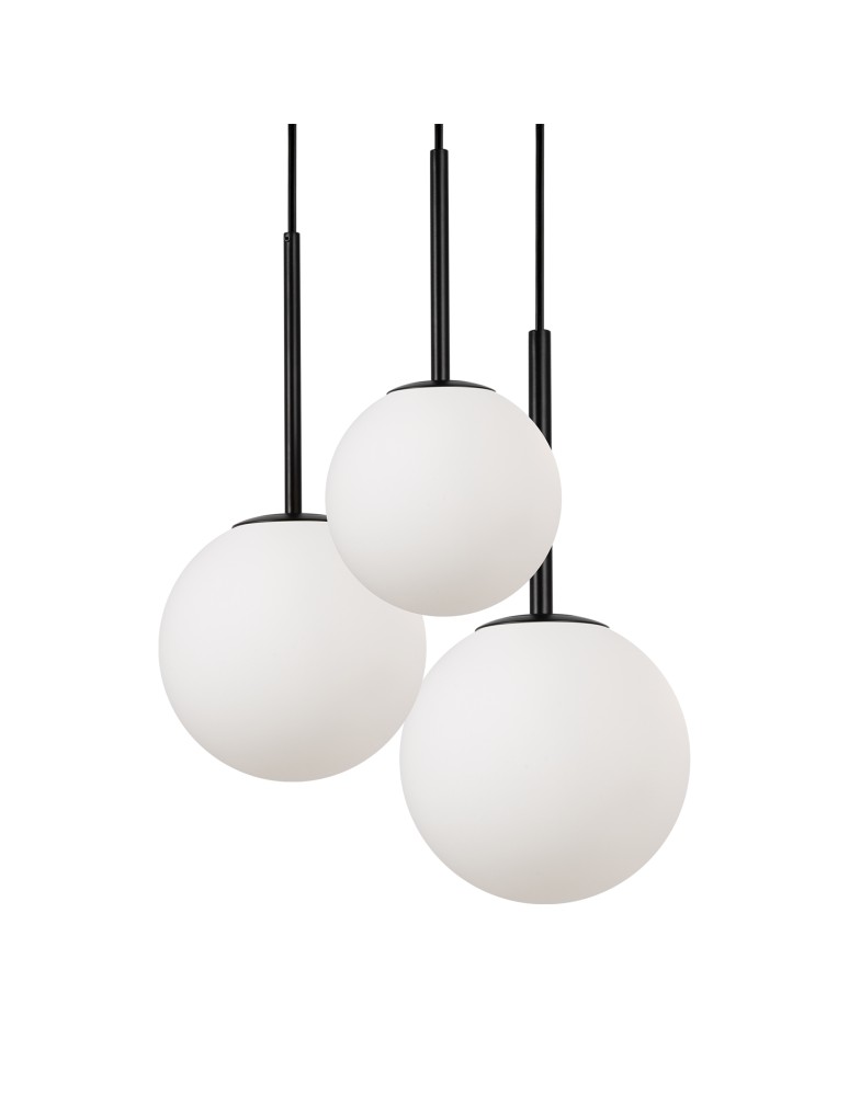 Maytoni Basic form Lampa Wisząca Szklane Kule 3xE14 40W Czarny MOD321PL-03B Maytoni Basic form Lampa Wisząca Szklane Kule 3xE14 40W Czarny MOD321PL-03B