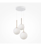 Lampy wiszące - Maytoni Basic form Lampa Wisząca Szklane Kule 3xE14 40W Złoty MOD321PL-03G - product 1
