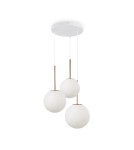 Lampy wiszące - Maytoni Basic form Lampa Wisząca Szklane Kule 3xE14 40W Złoty MOD321PL-03G - product 2