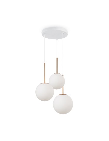 Maytoni Basic form Lampa Wisząca Szklane Kule 3xE14 40W Złoty MOD321PL-03G - produkt 2