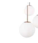 Lampy wiszące - Maytoni Basic form Lampa Wisząca Szklane Kule 3xE14 40W Złoty MOD321PL-03G - product 3