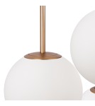 Lampy wiszące - Maytoni Basic form Lampa Wisząca Szklane Kule 3xE14 40W Złoty MOD321PL-03G1 - product 2