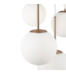 Lampy wiszące - Maytoni Basic form Lampa Wisząca Szklane Kule 5xE14 40W Złoty MOD321PL-05G - product 4