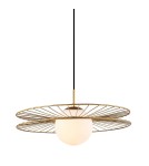 Lampy wiszące loftowe - ITALUX Sandy Złoty Wisząca 1xE27 40W MDM-4002/1 GD - product 2