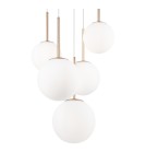 Lampy wiszące - Maytoni Basic form Lampa Wisząca Szklane Kule 5xE14 40W Złoty MOD321PL-05G - product 6