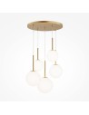 Maytoni Basic form Lampa Wisząca Szklane Kule 5xE14 40W Złoty MOD321PL-05G1 Maytoni Basic form Lampa Wisząca Szklane Kule 5xE14 40W Złoty MOD321PL-05G1