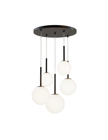 Maytoni Basic form Lampa Wisząca Szklane Kule 5xE14 40W Czarny MOD321PL-05B - product 2