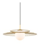 Lampy wiszące loftowe - ITALUX Sarah Złoty Wisząca 1xE27 40W MDM-4000/1 GD - product 1