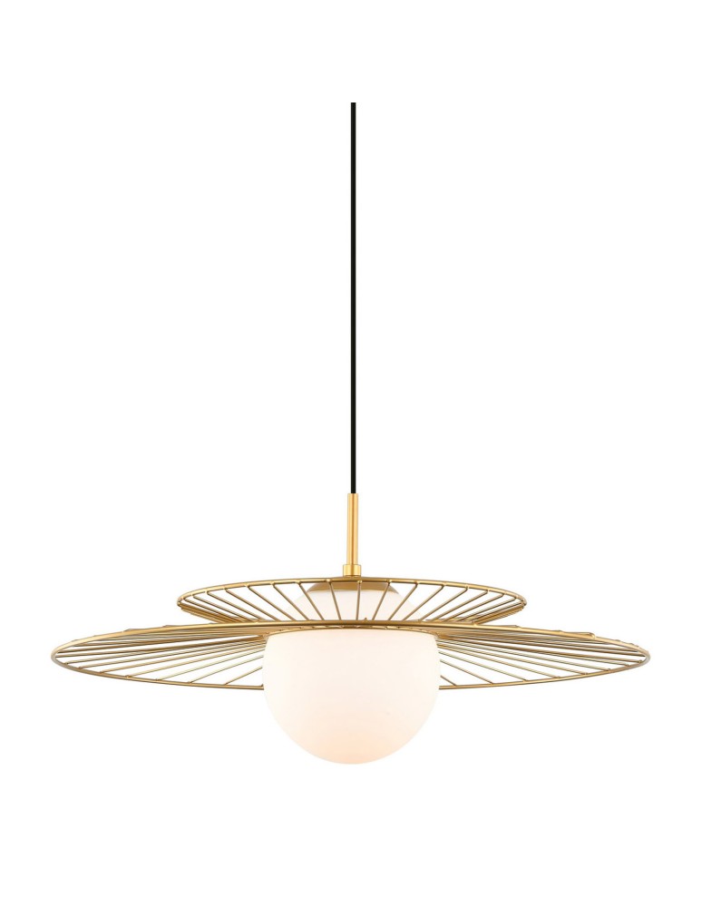 Lampy wiszące loftowe - ITALUX Sarah Złoty Wisząca 1xE27 40W MDM-4000/1 GD - produkt kolory-swiatla.pl 1