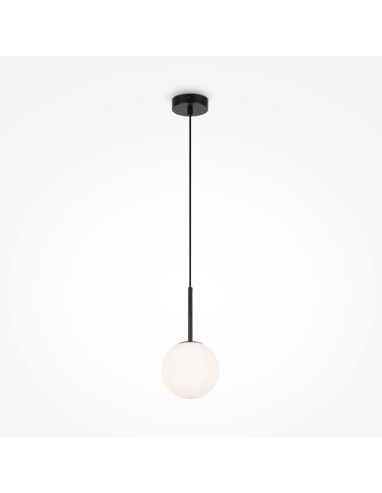 Maytoni Basic form Lampa Wisząca Szklana Kula 1xE14 40W Czarny MOD321PL-01B Maytoni Basic form Lampa Wisząca Szklana Kula 1xE14 40W Czarny MOD321PL-01B