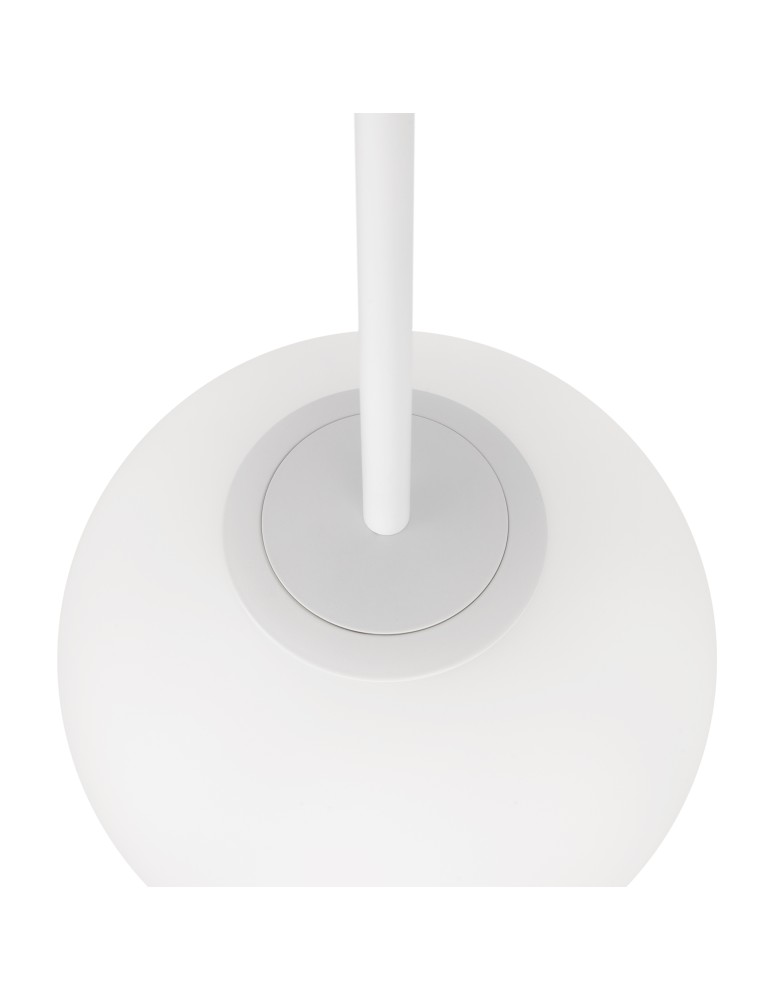 Maytoni Basic form Lampa Wisząca Szklana Kula 1xE14 40W Biały MOD321PL-01W1
