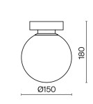 Kinkiety - Maytoni Basic form Kinkiet/Ścienna 1xE14 40W Czarny MOD321WL-01B - product 6