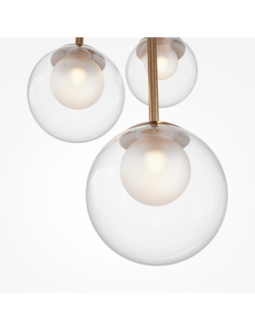 Maytoni Basic form Lampa Wisząca Szklane Kule 3xG9 20W Złoty MOD521PL-03G - produkt 2