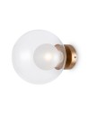 Maytoni Basic form Kinkiet/Ścienna 1xG9 20W Złoty MOD521WL-01G3