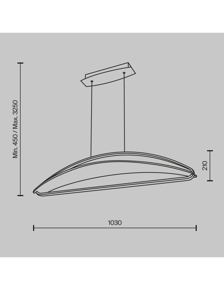 Maytoni Breeze Lampa Wisząca LED 34W 2040lm 3000K Mosiądz MOD281PL-L34BS3K Maytoni Breeze Lampa Wisząca LED 34W 2040lm 3000K Mosiądz MOD281PL-L34BS3K