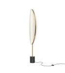 Lampy podłogowe LED - Maytoni Breeze Lampa Podłogowa LED 33W 1980lm 3000K Mosiądz MOD281FL-L33BS3K - product 1