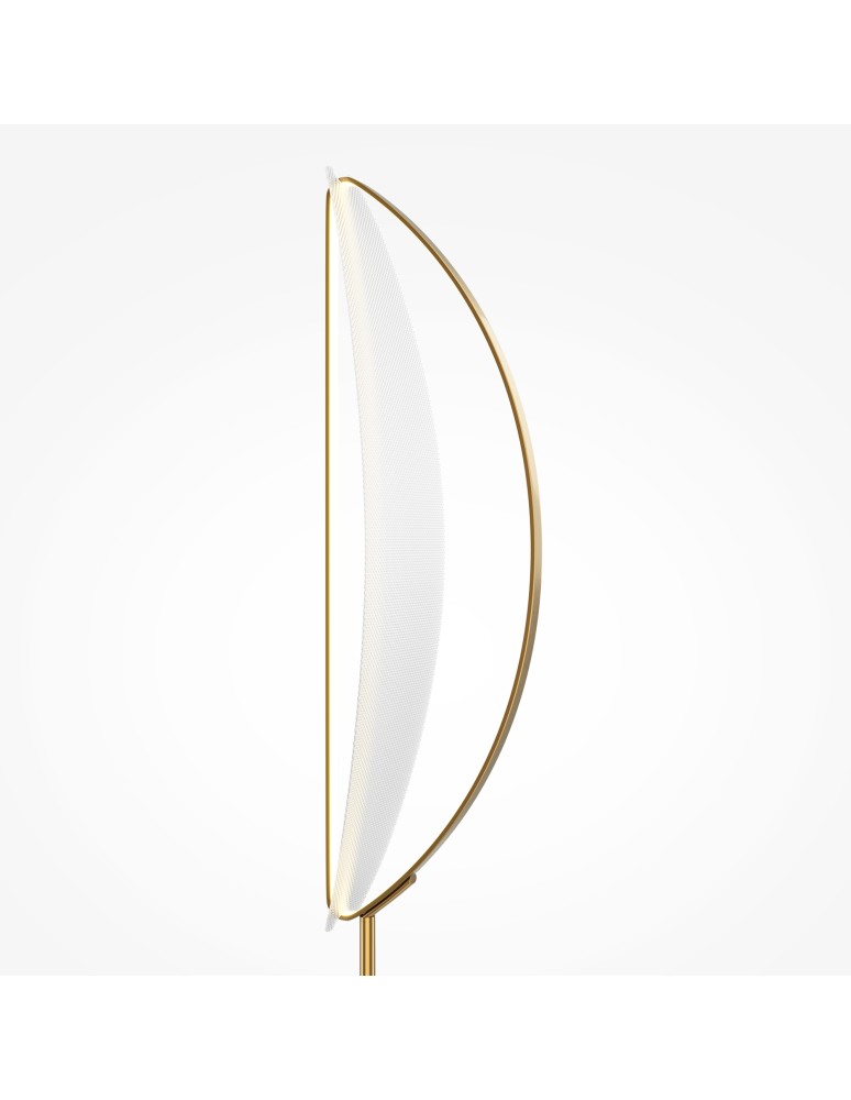 Maytoni Breeze Lampa Podłogowa LED 33W 1980lm 3000K Mosiądz MOD281FL-L33BS3K