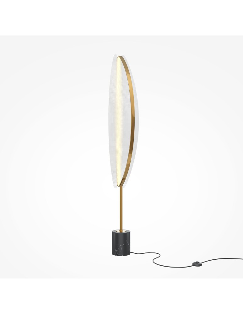 Maytoni Breeze Lampa Podłogowa LED 33W 1980lm 3000K Mosiądz MOD281FL-L33BS3K