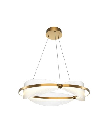 Maytoni Breeze Lampa Wisząca LED 45W 2700lm 3000K Mosiądz MOD281PL-L45BS3K