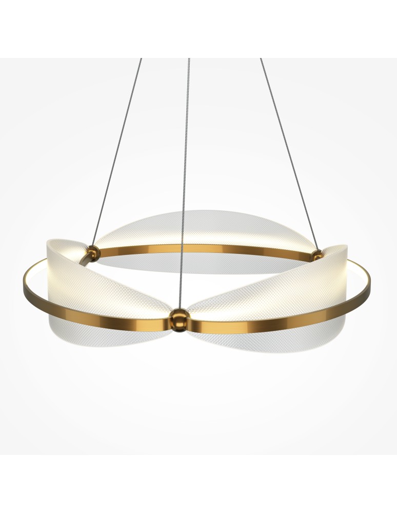 Maytoni Breeze Lampa Wisząca LED 45W 2700lm 3000K Mosiądz MOD281PL-L45BS3K