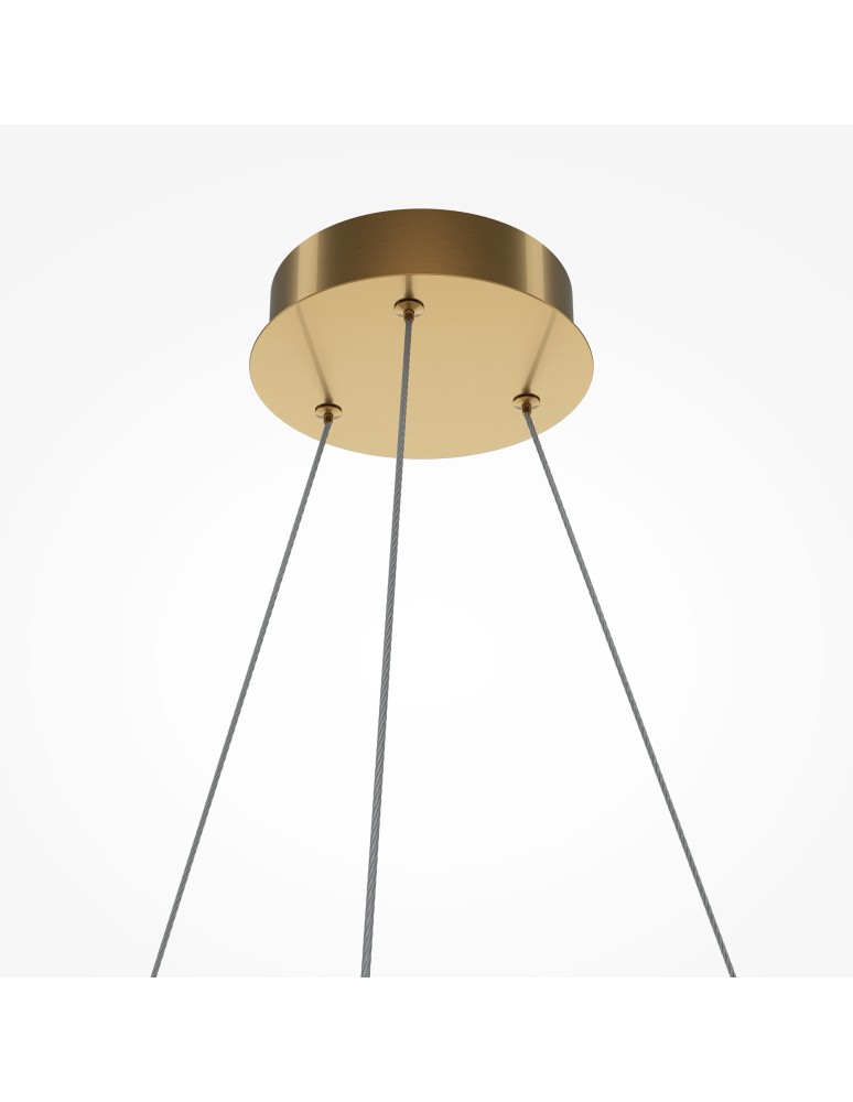 Maytoni Breeze Lampa Wisząca LED 45W 2700lm 3000K Mosiądz MOD281PL-L45BS3K