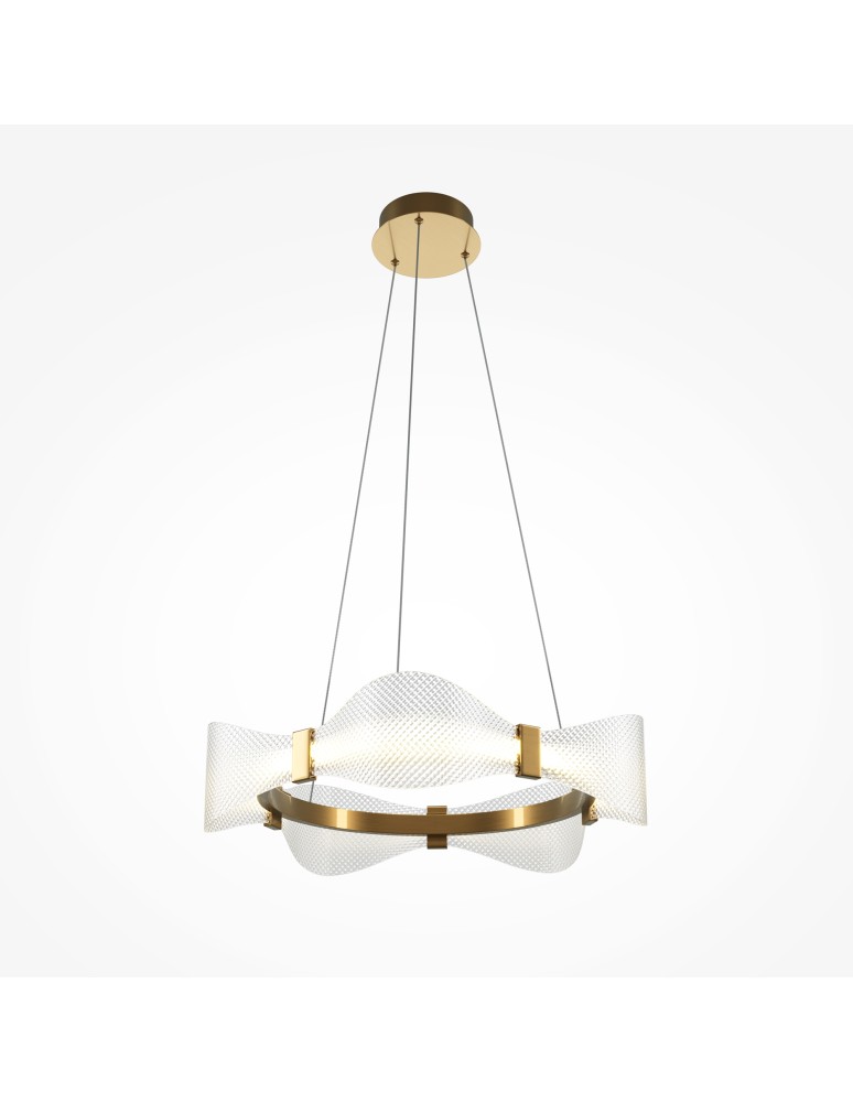 Maytoni Breeze Lampa Wisząca LED 45W 2700lm 3000K Mosiądz MOD281PL-L45BS3K