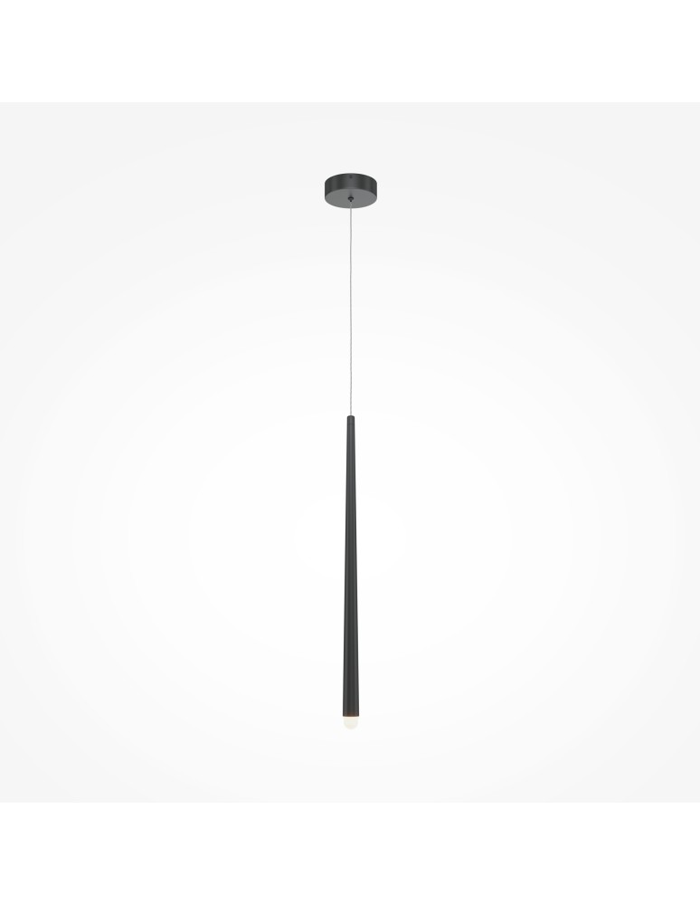 Lampy wiszące - Maytoni Cascade Lampa Wisząca Sople LED 6W 500lm 4000K Czarny MOD132PL-L28BK - product kolory-swiatla.pl 3