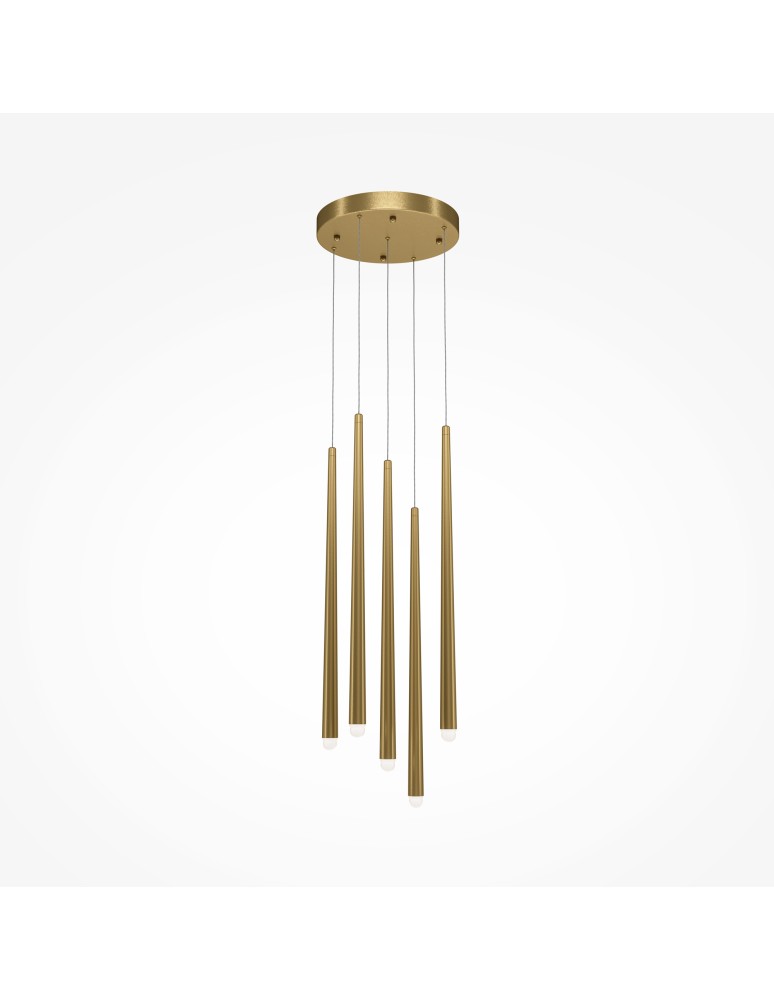 Maytoni Cascade Lampa Wisząca Sople LED 30W 2650lm 4000K Mosiądz MOD132PL-L36BSK2