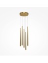 Maytoni Cascade Lampa Wisząca Sople LED 30W 2650lm 4000K Mosiądz MOD132PL-L36BSK2